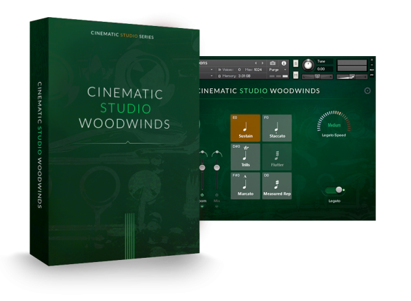 木管乐器音源 Cinematic Studio Series Cinematic Studio Woodwinds v1.3 [KONTAKT]