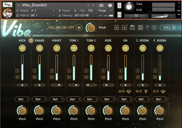 Strezov Sampling VIBE Instant Drumkit [KONTAKT]