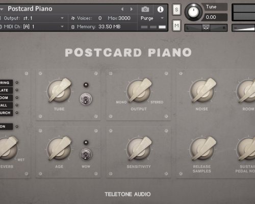 Teletone Audio Postcard Piano [KONTAKT]