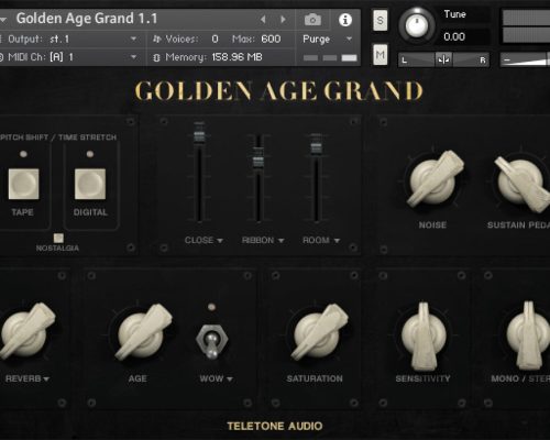 钢琴音源 Teletone Audio Golden Age Grand [KONTAKT]