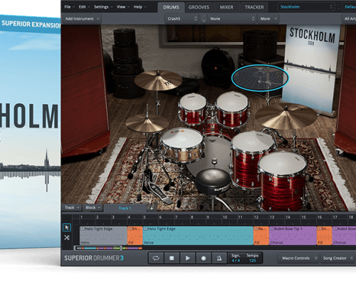 Toontrack Stockholm SDX (SOUNDBANK) [Superior Drummer]