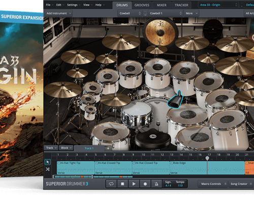 Toontrack Area 33 Origin SDX (SOUNDBANK) [Superior Drummer]