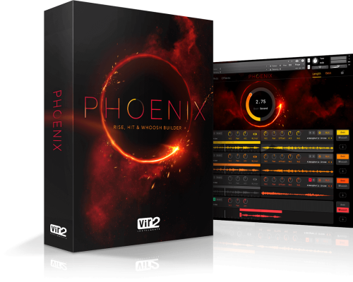 Vir2 Instruments PHOENIX: Rise Hit and Whoosh Builder v1.0.0 [KONTAKT]