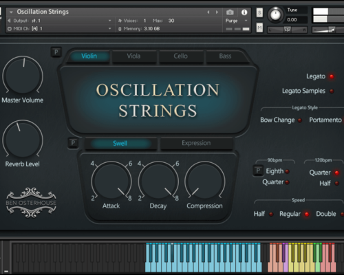 Ben Osterhouse Oscillation Strings v1.1 [KONTAKT]