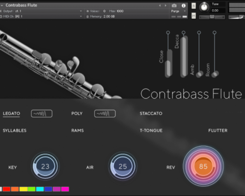 Auddict Daniela Mars Contrabass Flute [KONTAKT]