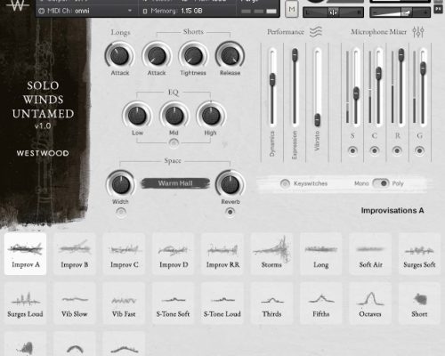 Westwood Instruments Solo Winds Untamed [KONTAKT]