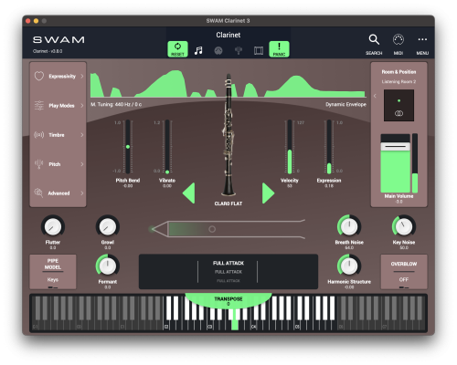 Audio Modeling SWAM Clarinets 3 v3.8.2 [WiN]