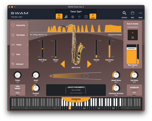 Audio Modeling SWAM Saxophones 3 v3.8.2 [WiN]
