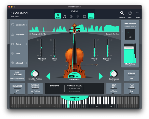 Audio Modeling SWAM Violin 3 v3.8.2 [WiN]